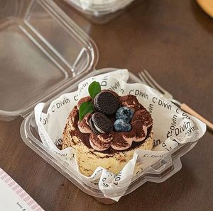 Bán buôn vuông mousse bánh tráng miệng nhựa Baking Hộp bao bì cho bánh cà phê cửa hàng thực phẩm dùng một lần hiển thị trong suốt hộp - Product Image 2