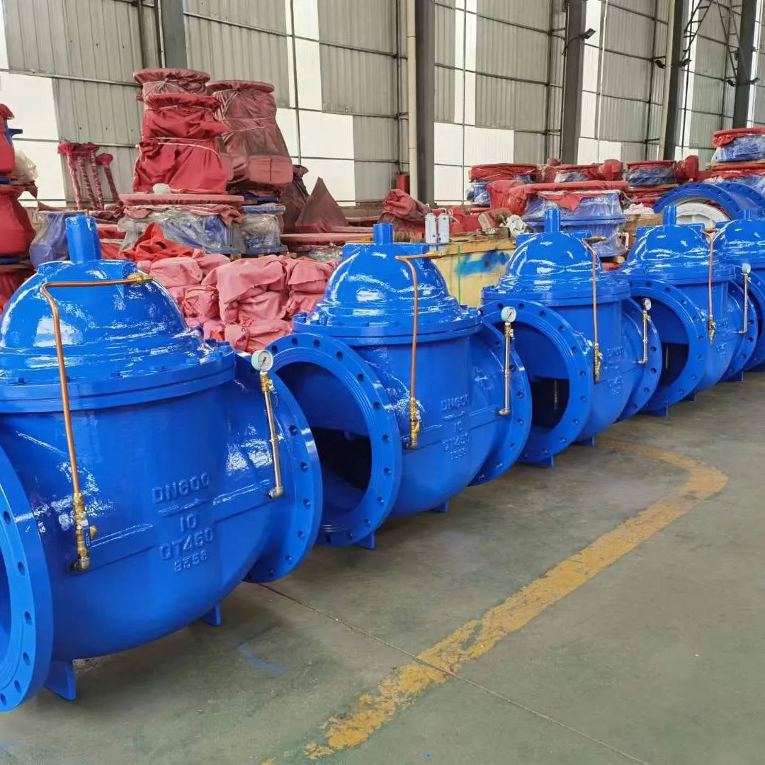 Hutian DN500-600 water valve supplier Ductile iron adjustable pressure reducing valve