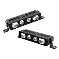 Série LG LG0365 Phare de calandre LED à quatre lentilles, faisceau haut et bas. Convient aux voitures, camions et SUV