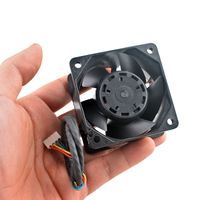 Ventilateur de refroidissement LED RGB haute vitesse QZH 60 mm 1,8 W 9G0612P1G031 DC12V 1,54A 4 broches double roulement à billes 65CFM 11800RPM pour serveur PC 100000