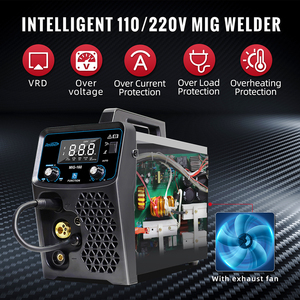 110V 220V 160A onduleur FLUX/MAG/MIG/<span class=keywords><strong>MMA</strong></span> soudeur maquina de soldar mig a gas <span class=keywords><strong>poste</strong></span> a souder mig sans gaz machine à souder 5 en 1 - Product Image 4