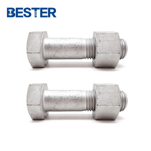 DIN6914 Inox ad Alta Resistenza Zincato a Caldo H.<span class=keywords><strong>d</strong></span>.<span class=keywords><strong>g</strong></span>. Bullone Strutturale Esagonale a Testa Larga per Strutture in Acciaio - Product Image 4