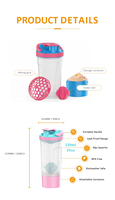 Nouvelle Offre Spéciale Fitness Homme En Plastique Sport Bouteille D'eau Gym Protéine Shaker En Plastique Bouteille D'eau