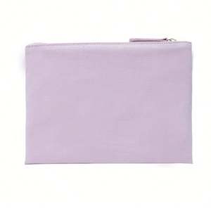 Cheap Recycled Material Cosmetic Bag <b>Purse</b> Kit Lady Style Lady Makeup Pouch With Zipper Closure Promotional Gift Blank Bag - Product Image 2