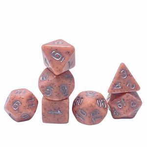 Personalizado cargado precisión impreso grabado D6 mármol D8 8 lado 2 colores alfabeto Pip Logo D 20 D20 19mm 20mm 8mm Casino Core dados - Product Image 3