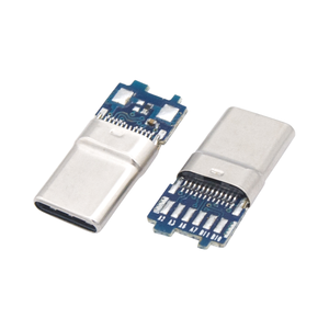 16 Pin USB <b>Type</b> <b>C</b> Converter <b>Adapter</b> Connector 3A 16+1 USB 20V CQ-TCMLS1056K10NF Non-Shielded LCP Material - Product Image 4