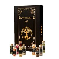 Offre Spéciale : Coffret de Fleurs et Herbes Séchées – Cuillère Fleur d'Améthyste, 30 Types d'Herbes Séchées, Coffret de 31 Pièces – Vente en Gros