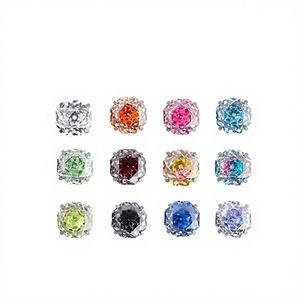 Venta Directa de Fábrica, Circonita Cúbica Sintética de Corte Rosa Milenio de 8mm, Forma Especial, Color Cambiante, para Joyería - Product Image 2