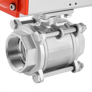 Válvula de Bola C-Way con Control Remoto ON-OFF, Acero al Carbono, PTFE, NPT, para Agua, Personalización OEM Disponible - Product Image 3