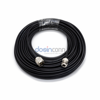 Connecteur coaxial 50 ohms à sertir de type N mâle pour câble LMR400, assemblages RF pour STR LMR 400