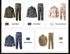 Gen2 전술 ACU 사막 위장 립스탑 통기성 내마모성 전투복 세트 (남성용) - Product Image 5