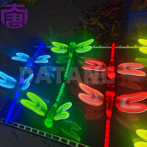 Outdoor Led Moving Dragonfly Suitable For Garden Park And Festival Landscape <b>Light</b> Show <b>Solar</b> Powered Holiday Decoration - Product Image 6
