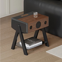 Table d'appoint moderne multifonctionnelle écologique personnalisée, petite table basse