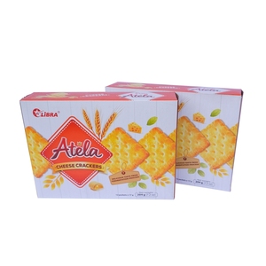 Galletas de Queso Premium Atela LIBRA, Snack Orgánico Horneado, Textura Crujiente, Sabor a Queso, Dulce y Salado, Caja de 204g - Product Image 4