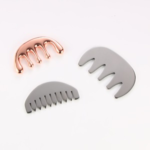 Herramienta de Masaje Gua Sha para el Cuero Cabelludo, Peine de Acero Inoxidable para Masaje de Meridianos, Relajación Profunda y Alivio - Product Image 5