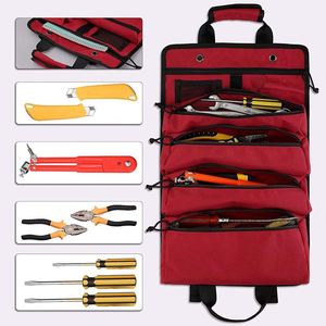 Multi-Purpose Heavy Duty Storage Bag Cotton Canvas Nail Tool Bag Small Tool Pouch with Zipper Multi Purpose Storage Bag - Product Image 5
