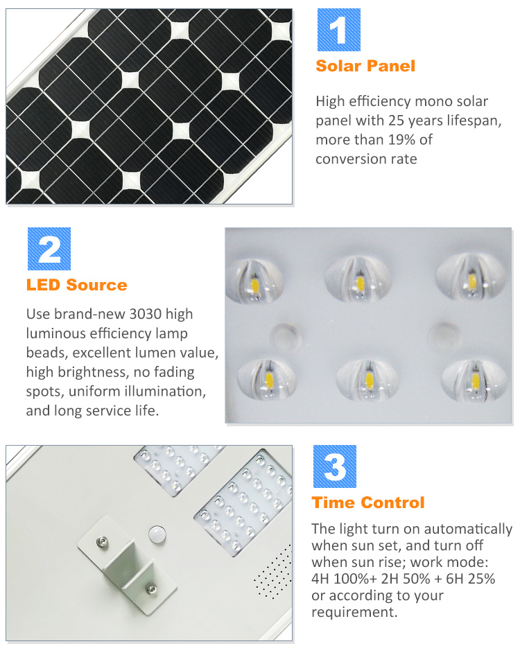 street solar outdoor light waterproof street solar powered light top seller all in one 80w solar led street light