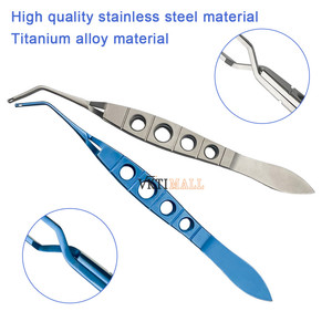 1ชิ้นสแตนเลส/ไทเทเนียม sclereral ปลั๊กปากคีบตา vitrectomy Counter-Force คีมผ่าตัดไมโคร - Product Image 6