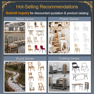 Silla Apilable <span class=keywords><strong>de</strong></span> Aluminio Usada Barata al por Mayor para Hotel, Conferencia, Banquete, Versátil para Uso en Exteriores y Sala <span class=keywords><strong>de</strong></span> Estar - Product Image 3