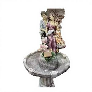 Couple d'anime grec ancien Artisanat en résine pour hôtel Famille Fontaine Piscine d'eau Décoration pour amour Mari Femme Famille - Product Image 6