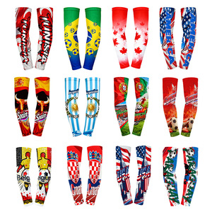 Manguitos de Brazo Personalizados al por Mayor con Logotipo, Protección UV, Secado Rápido, para Fútbol, Banderas Nacionales, Fiestas, Accesorios Promocionales para Aficionados - Product Image 2