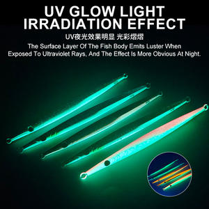 Offre Spéciale 60g-400g eau salée lumineux gabarit leurre Sardine curseur métal pour bar pêche rivières lacs ruisseaux pour <span class=keywords><strong>Marlin</strong></span> - Product Image 5