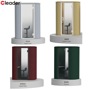 Cabine de bureau insonorisée en acier de qualité supérieure, cabine de change et vestiaire pour villa et hôtel - Product Image 3