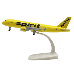 Juguetes de Diseño Personalizado para Niños, Modelo de Avión a Escala <span class=keywords><strong>1</strong></span>:<span class=keywords><strong>200</strong></span> de 20 cm, <span class=keywords><strong>A320</strong></span> Spirit Airline, de Metal Fundido a Presión - Product Image 5