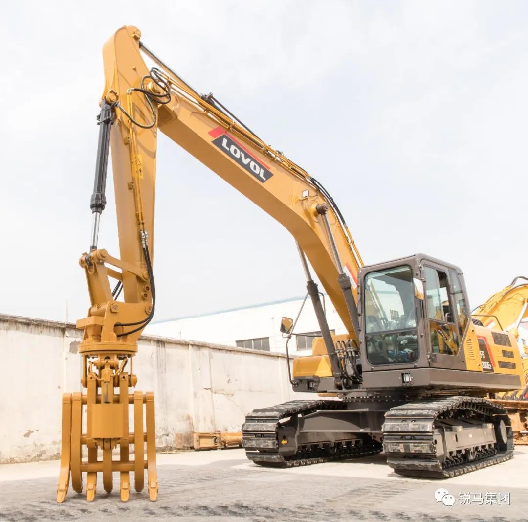 OEM Excavator Hydraulic Grapple For PC234 23t Heavy Duty Wood Grapple