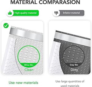 ซองกันกระแทกขนาด 6×10 นิ้ว, ซองบับเบิ้ลสีขาว 600 ซอง, ขนาดใช้งานได้ 6×9 นิ้ว, ซองกันกระแทกหนาสำหรับการจัดส่ง - Product Image 2