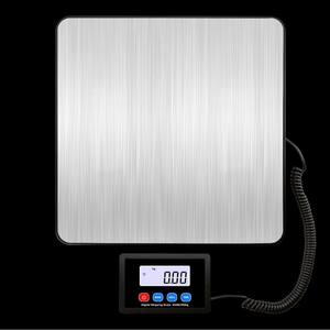 Báscula de plataforma de acero inoxidable de 200 kg, báscula digital para cocina y logística con precisión de 1 g y alimentación por pilas AAA - Product Image 1