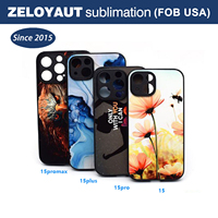 Coques de téléphone à sublimation directe d'usine pour coque iPhone conception personnalisée pour tous les types de coques de téléphone portable en gros flans TPU + PC