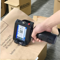 Impresora de Inyección de Tinta Portátil, Codificadora de Fechas, Máquina de Numeración Semiautomática, Tinta de Secado Rápido, 1 Año de Garantía