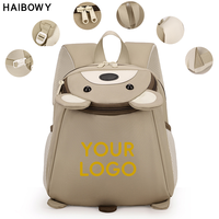 HAIBOWY Zaino Unisex di Alta Qualità per Asilo, Design con Animali Cartoon, Impermeabile, Regolabile, per Studenti