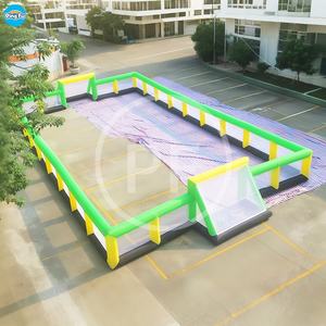 Campo de fútbol de burbujas inflable de pared alta comercial campo de fútbol juego deportivo Campo de arena a la venta - Product Image 4