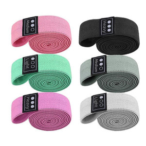 Bandas de Resistencia Largas de Látex de Alta Calidad con Logotipo Personalizado, 2080 mm, para Ejercicios de Cadera, Elásticas, Antideslizantes, con Tela - Product Image 2