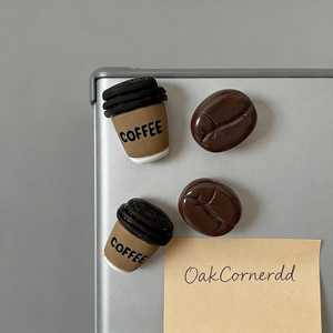 Imán de Resina con Forma Personalizada, Adhesivo para Café, Imán Decorativo para Refrigerador con Fuerte Respaldo Magnético para Decoración del Hogar - Product Image 2