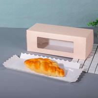 Boîte d'emballage personnalisée pour pâtisseries, idéale pour gâteaux roulés, éclairs, cannoli et pains, avec papier alimentaire et logo personnalisé – Fournisseurs en gros