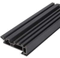 Profils d'extrusion plastique fabriqués directement en usine, profil de plafond tendu en PVC UPVC
