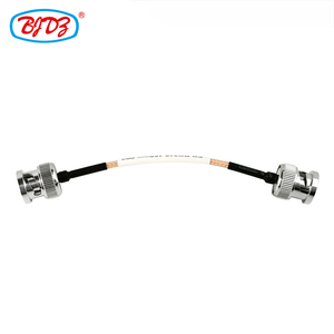 Connecteur coaxial RF BNC mâle vers BNC femelle 50 ohms avec étiquette OEM et câble coaxial RF RG316 RG316D assemblé - Product Image 2