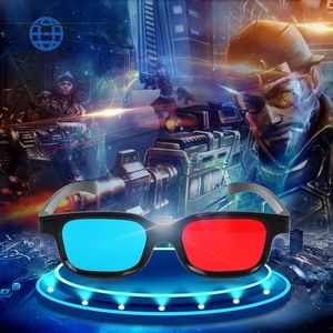Teenyoun-gafas 3D universales para ver películas, lentes de plástico/óculos, <span class=keywords><strong>rojo</strong></span>, azul, Cyan, Anaglyph, juego de películas, Dvd - Product Image 3