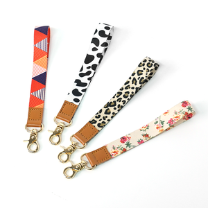 Wholesale Most Popular High Quality Best Selling Wrist <b>Polyester</b> Keychain <b>Lanyards</b> with logo Custom - Product Image 2