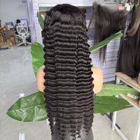 Cheveux humains vierges vietnamiens bruts vendeurs de perruques profondes dentelle frontale vente en gros perruque frontale dentelle HD vague d'eau profonde sans colle