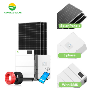 ระบบโซลาร์เซลล์แบบออฟกริด 6KW สองระบบจ่ายไฟ 24V 48V คลื่นไซน์บริสุทธิ์ พร้อมคอนโทรลเลอร์ MPPT รุ่น YS5KW-HY ระบบสำรองไฟ (UPS) เฟสเดียว 220v 230v - Product Image 5