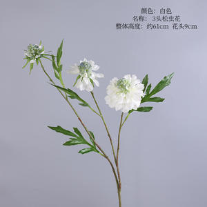 H-546 kualitas tinggi bunga buatan grosir puncak krisan pinus kordyceps dan simulasi bunga jagung alat peraga Dekorasi Rumah - Product Image 3