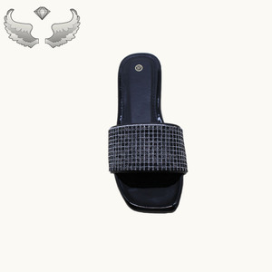 Sandales plates décontractées pour femmes, respirantes, à strass, de haute qualité, à la mode, vente en gros - Product Image 6