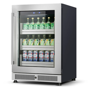 NE-353-12 Modern Low Noise Built in Undercounter Beverage Cooler Fridge 154 Cans Storage for Home Bar use - Product Image 6