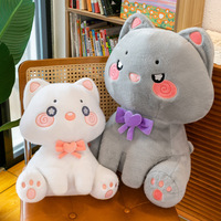 Peluche Lapin Princesse à Grande Tête Adorable, en Position Assise, Forme de Cœur, Super Douce, Apaisante et Anti-Stress
