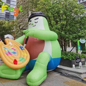 Personnages de dessins animés Happy Dog directement de l'usine / Poupée <span class=keywords><strong>gonflable</strong></span> de personnage de dessin animé / Personnages de dessins animés gonflables à vendre - Product Image 6