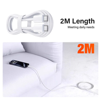 Cable de Carga Rápida USB-C a USB-C, Ultra Grueso y Trenzado, Transferencia de Datos, PD, 240 W Máx., 2 m